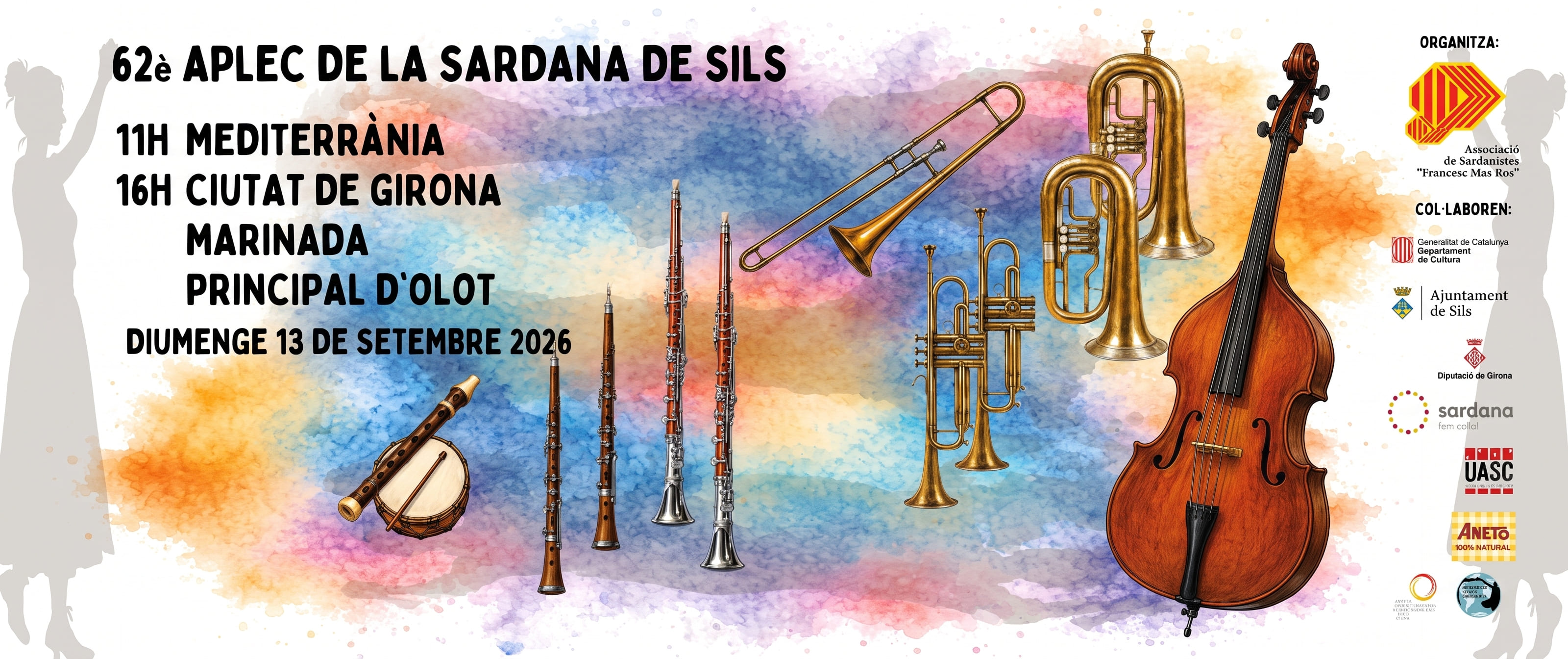 Doble ballada de sardanes a Sils
